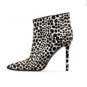 STELLA LUNA Pony-style calfskin Ankle boots in leopard print